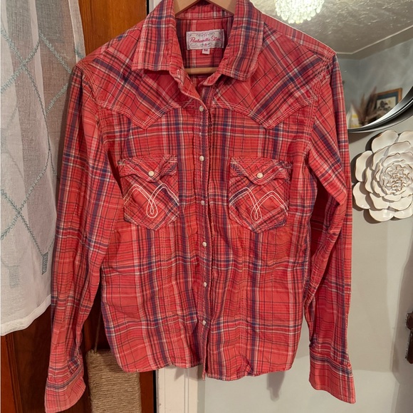 Women’s pink Panhandle pearl snap MED - Picture 5 of 5